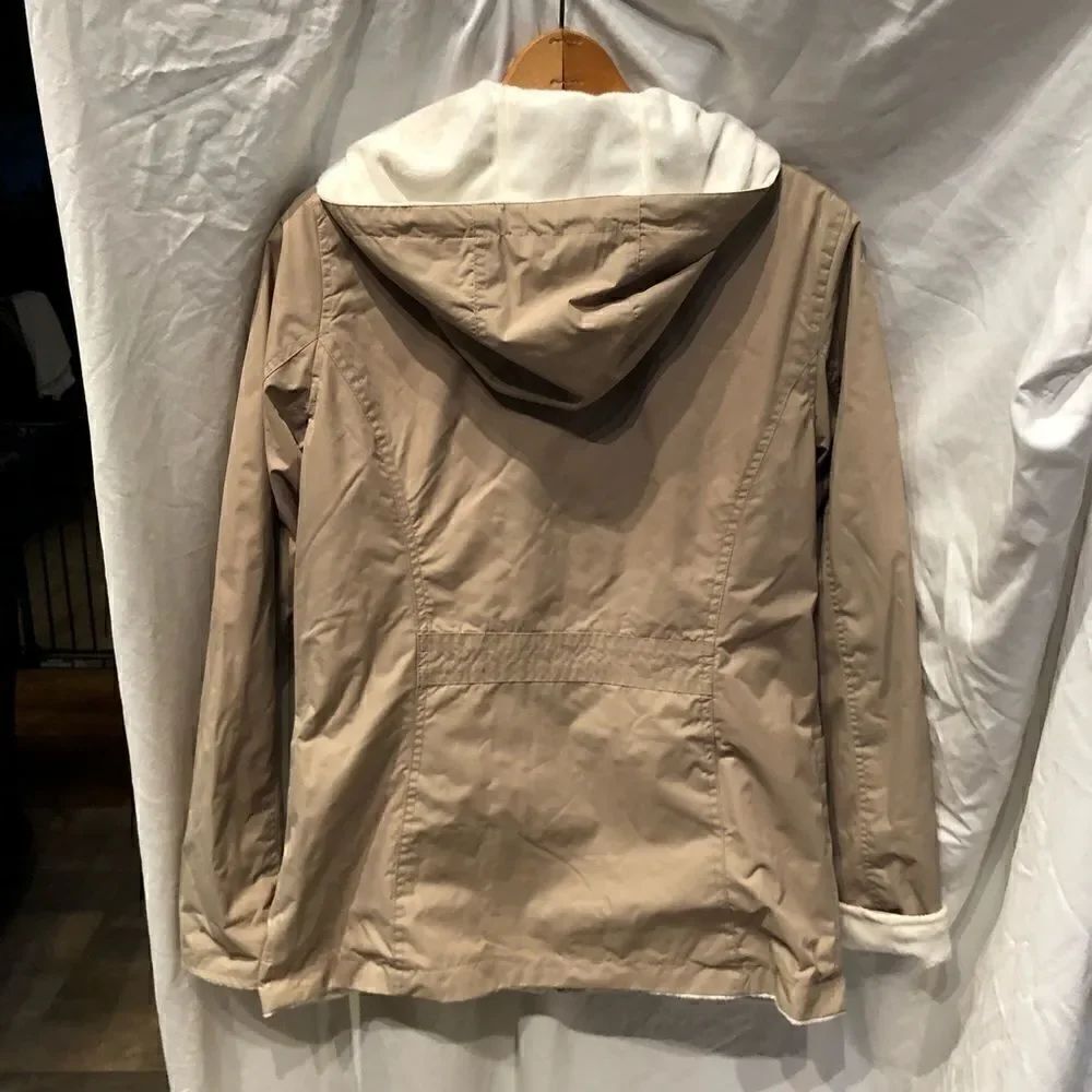 Free Country Reversible Jacket Tan/White Small - Picture 2 of 9
